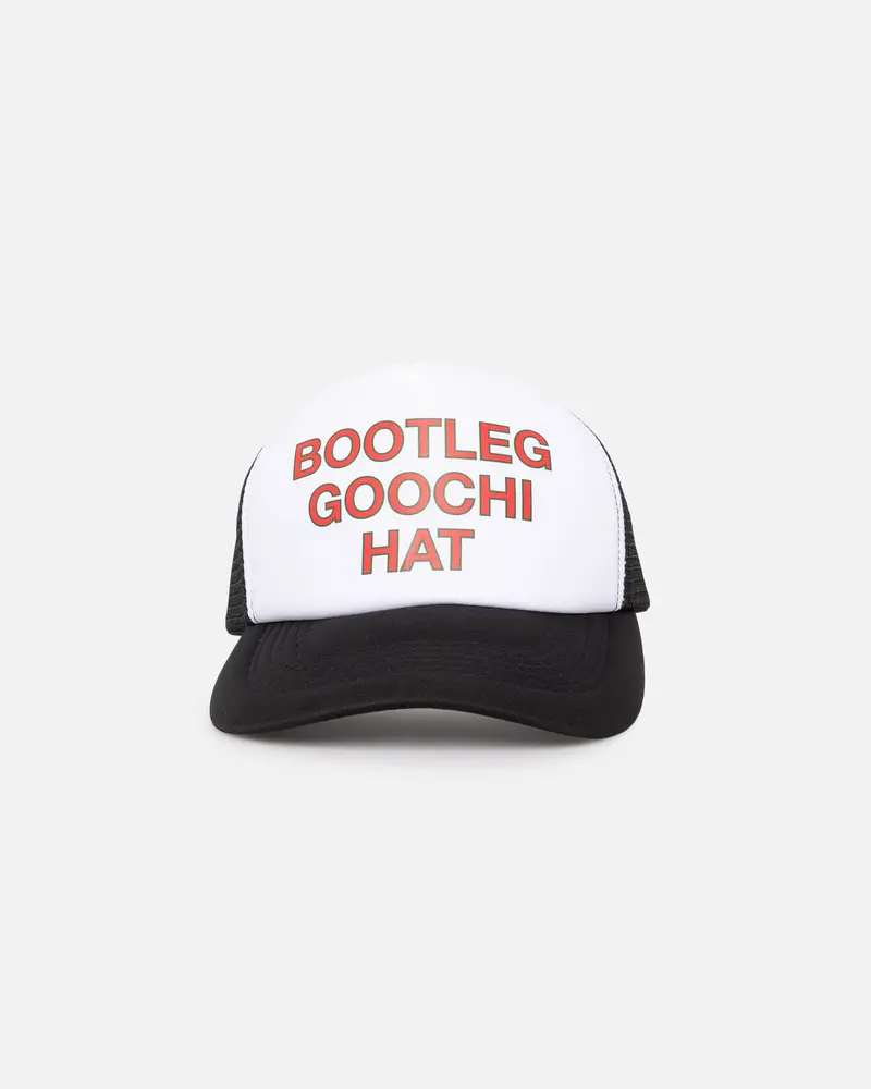 Secret Club Bootleg Goochi Trucker Snapback White/Black 1