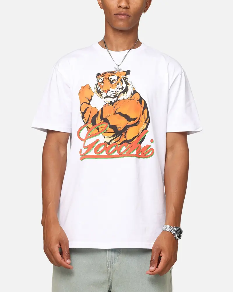 Secret Club Goochi Strong Tiger T-Shirt White 1