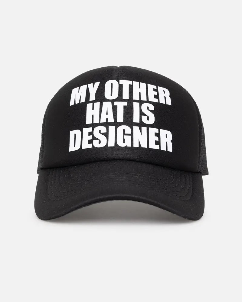 Secret Club My Other Hat Trucker Snapback Black 1