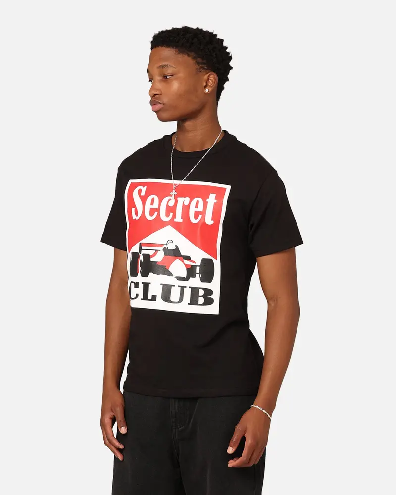 Secret Club Racing T-Shirt Black 1