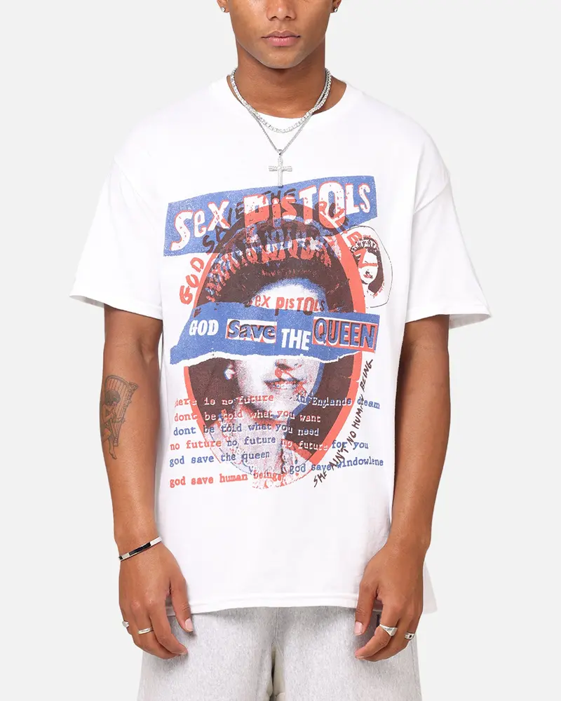 Sex Pistols Save The Queen T-Shirt White 1