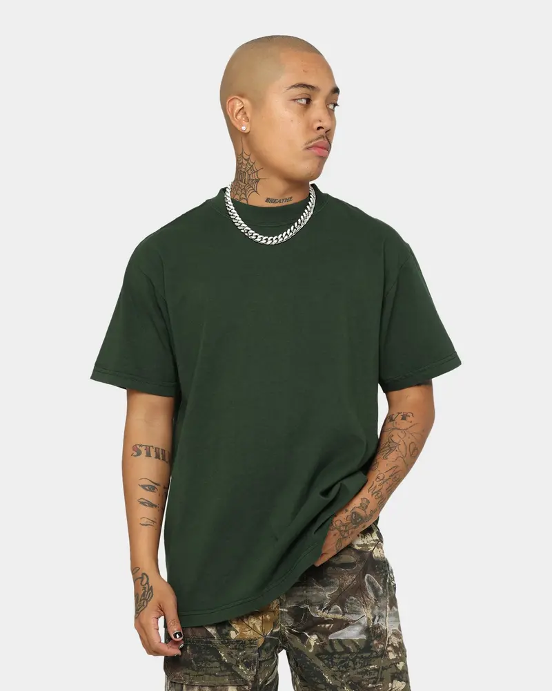 Shaka Wear Max Heavyweight Garment Dye T-Shirt Moss 1