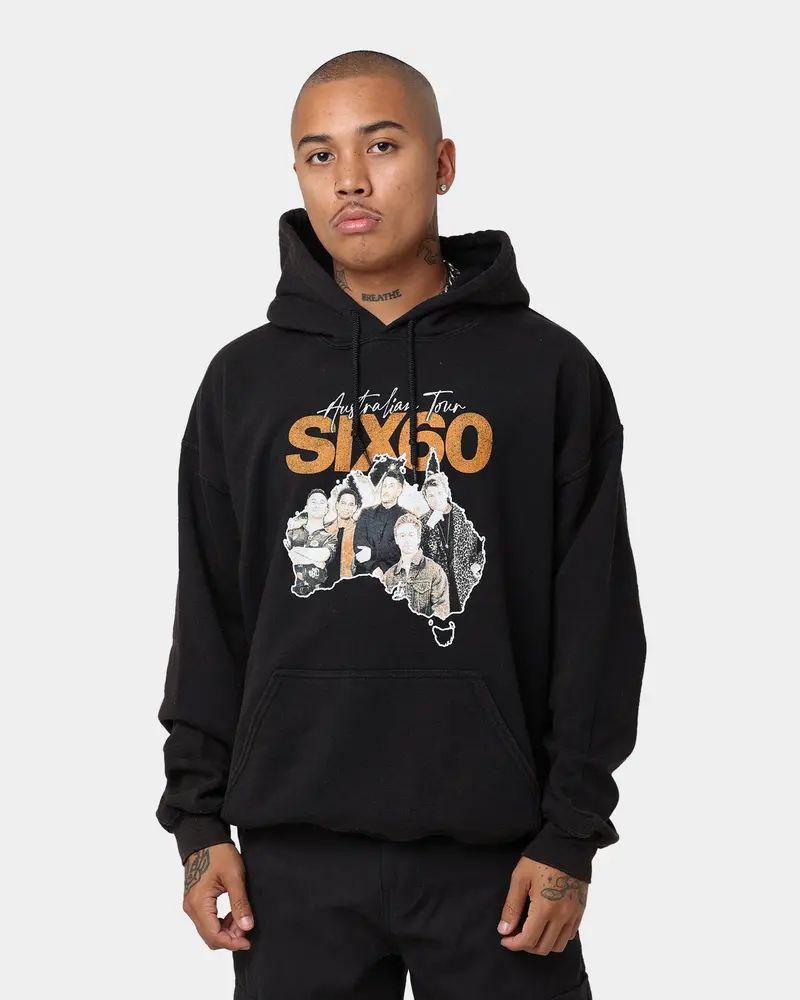 Six60 Six60 Tour Vintage Hoodie Black Wash 1