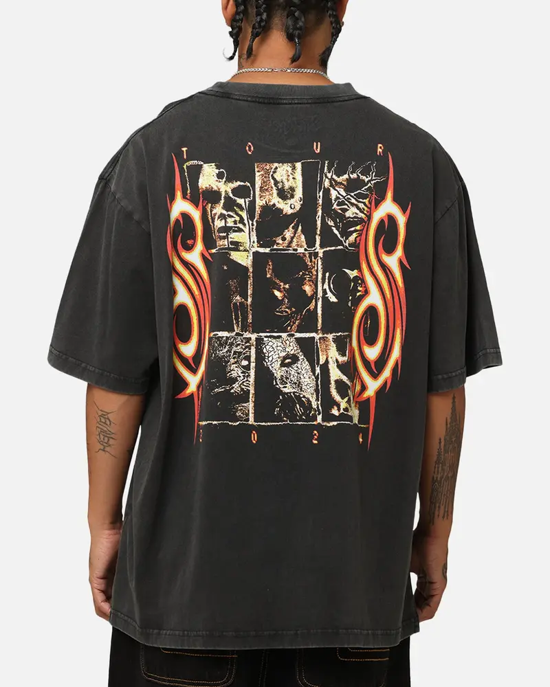 Slipknot World Tour '24 T-Shirt Washed Black 1