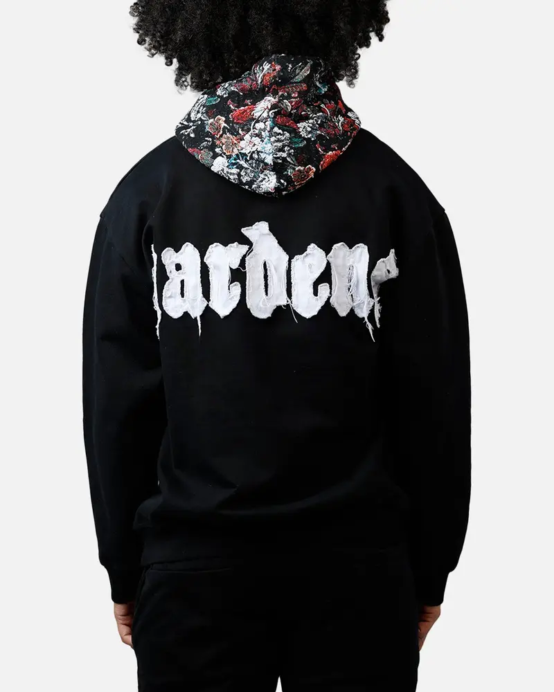 Soul By Ame Flower Hoodie Black 1