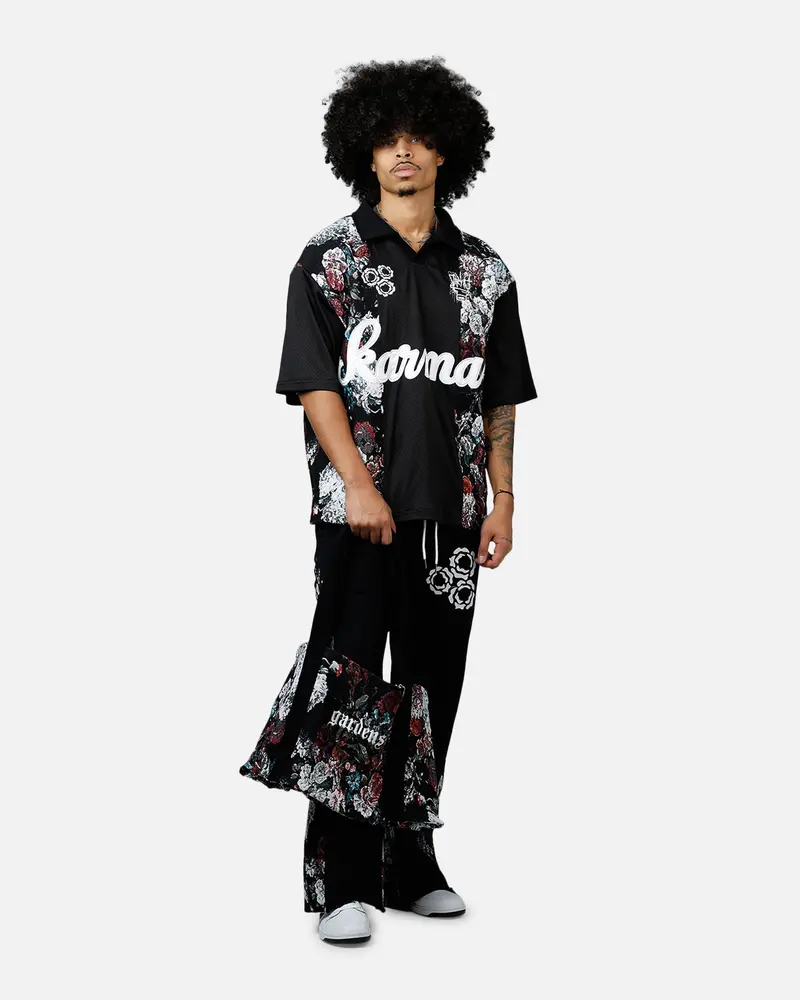 Soul By Ame Flower Tote Black 1