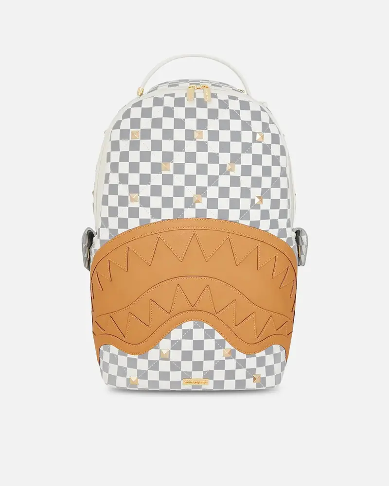 Sprayground Cream Henny Quilted Puff Backpack Multi 1