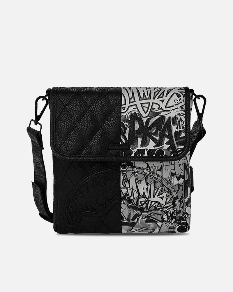 Sprayground Half Graf Quilted Messenger Bag Multi 1