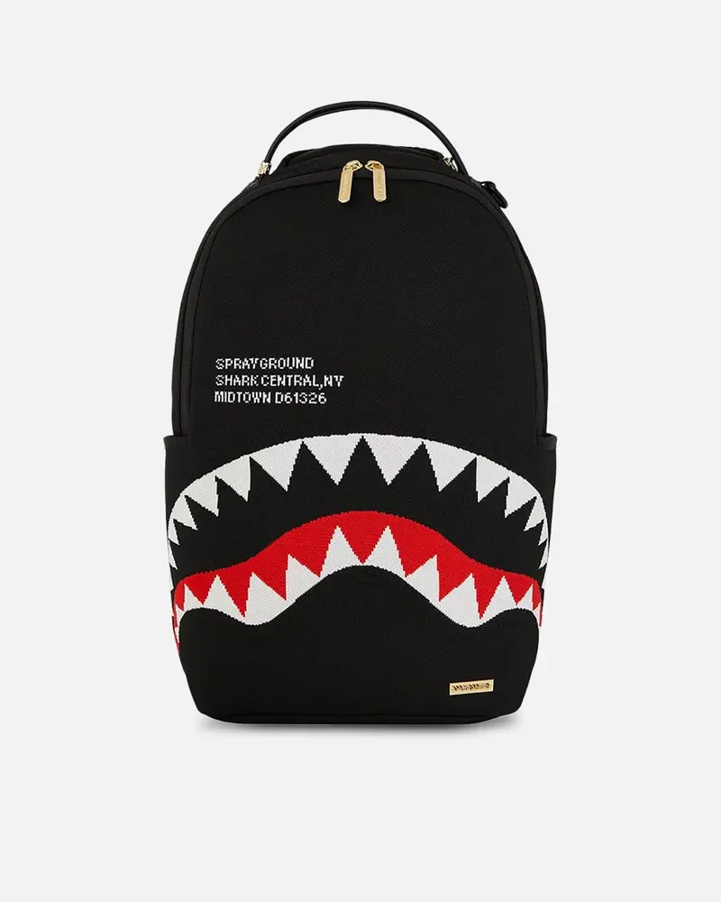 Sprayground Shark Central Knit Backpack Multi 1