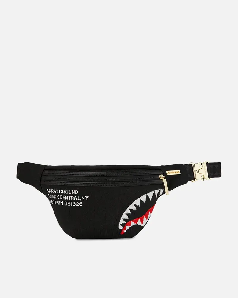 Sprayground Shark Central Knit Savvy Crossbody Bag Multi 1