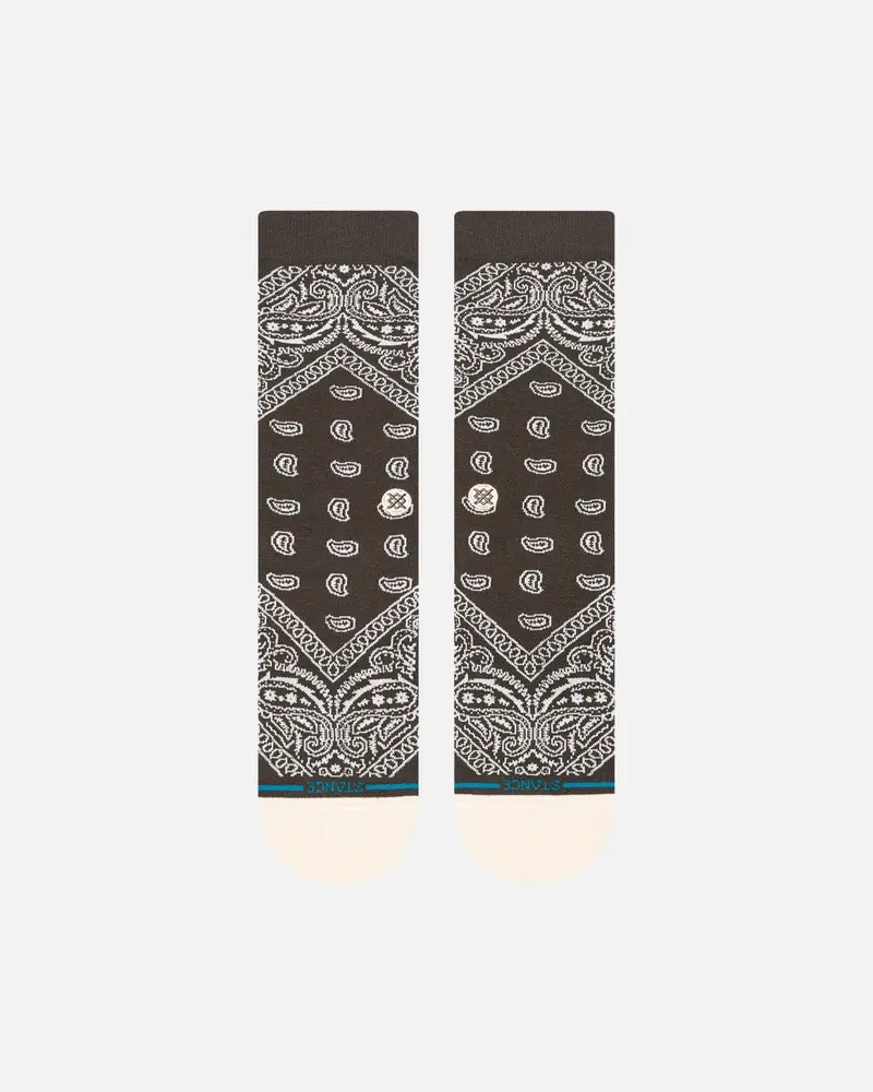 Stance Barrio Crew Socks Black 1