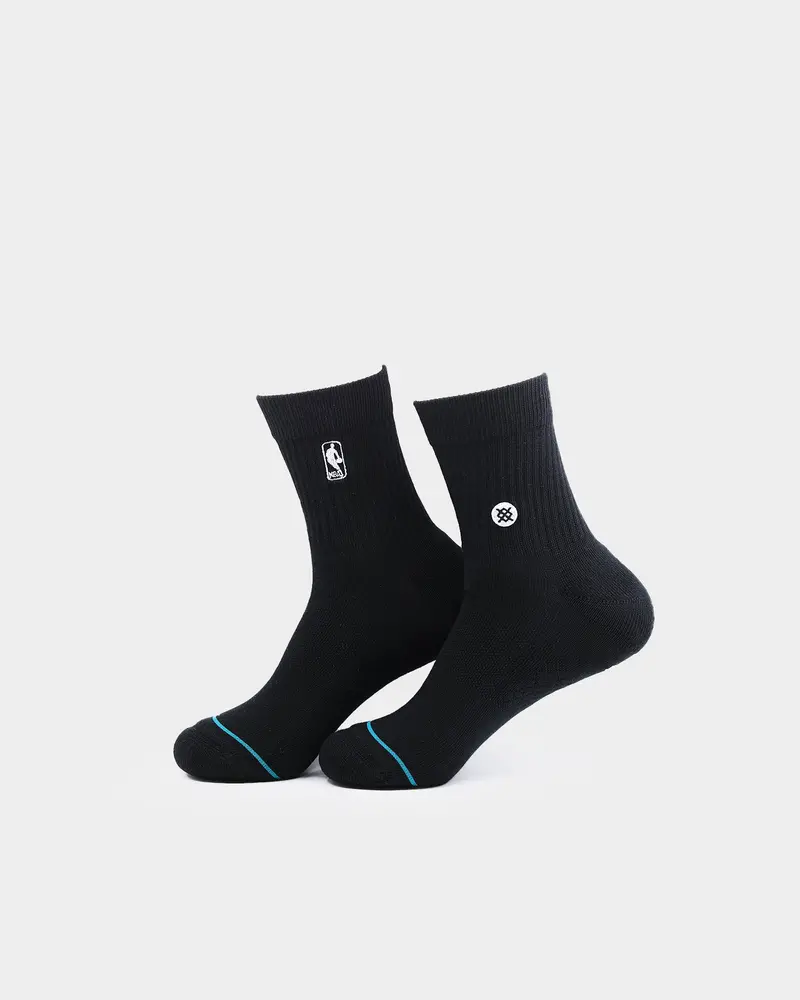Stance Logoman St Qtr Nba Sock Black 1