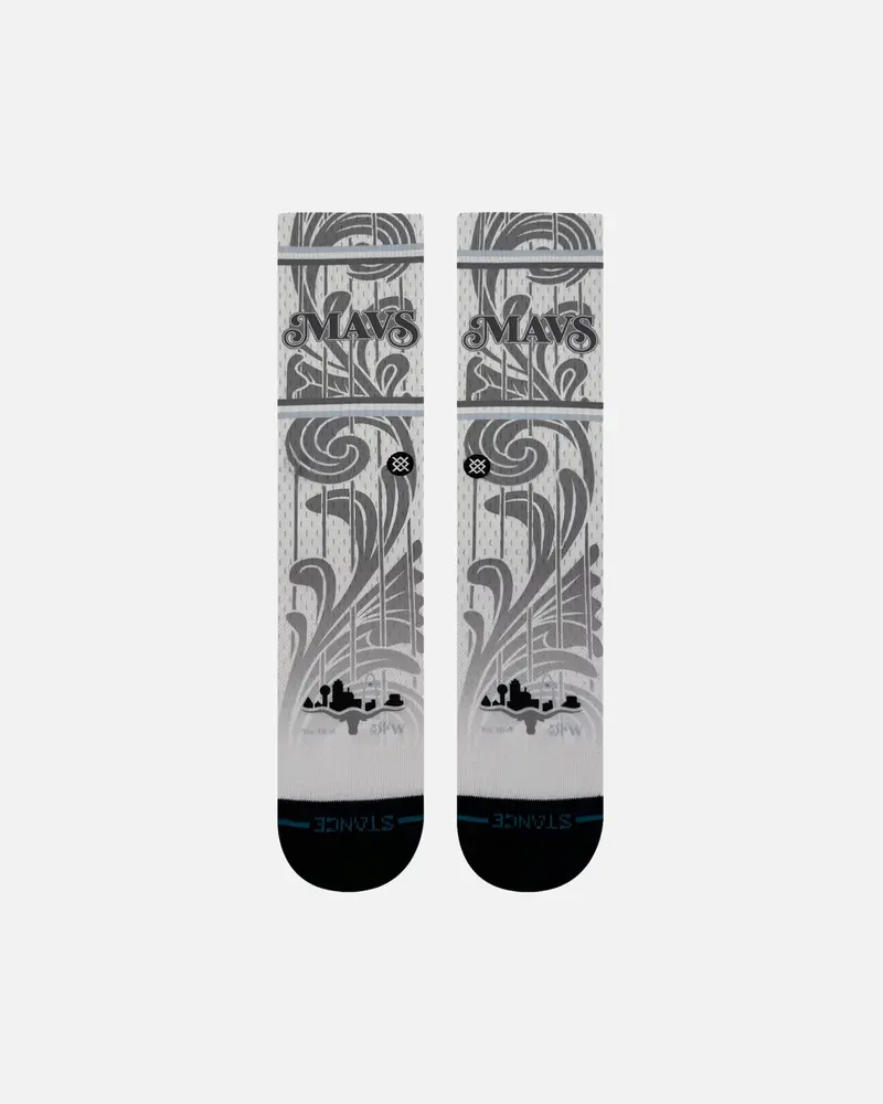 Stance X Nba Dallas Mavericks 2025 City Edition Crew Socks Official Team Colour 1