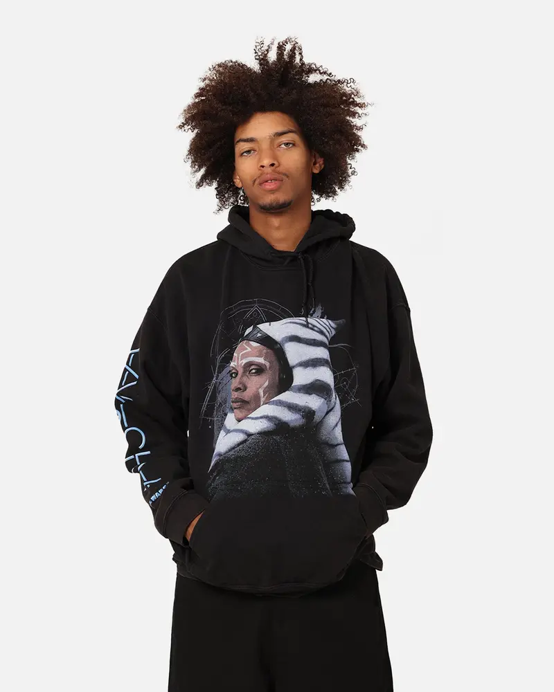 Star Wars Ahsoka Hoodie Black Wash 1