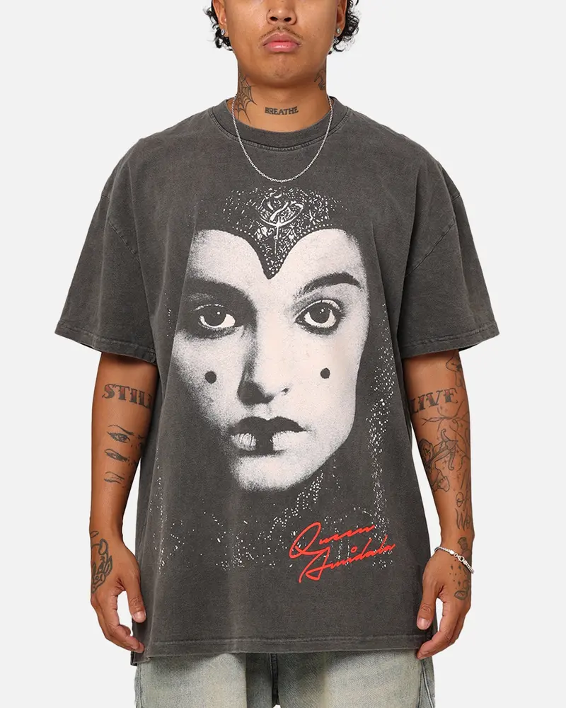 Star Wars Queen Amidala Heavyweight T-Shirt Black Wash 1
