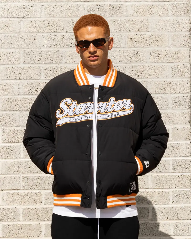 Starter Athletic Bomber Jacket Black 1
