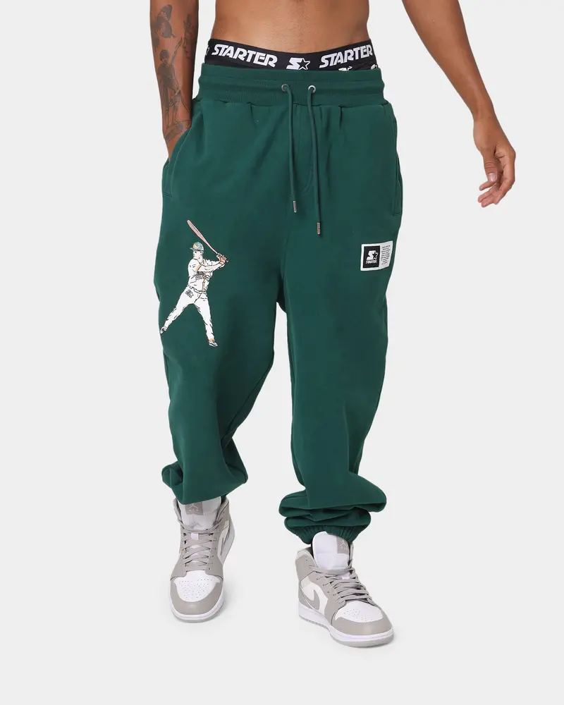 Starter Batter Up Bag Pants Green 1