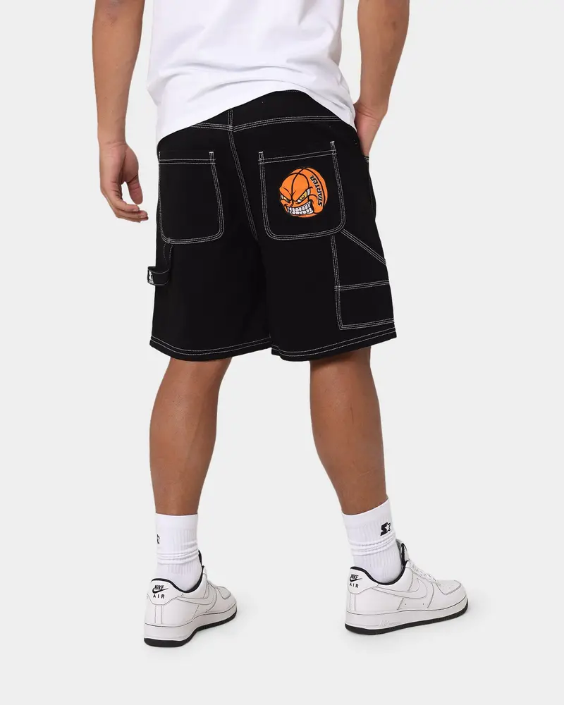 Starter Brick Denim Shorts Black 1