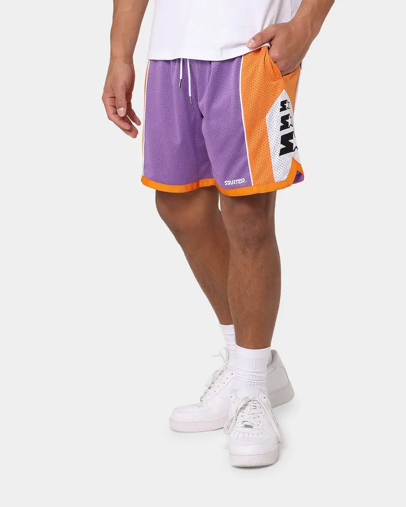 Starter Downtown Basketball Shorts Purple 1