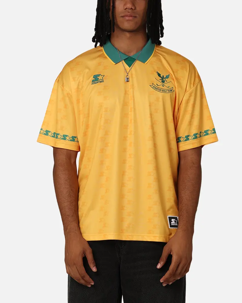 Starter Golf Team Polo Shirt Yellow 1