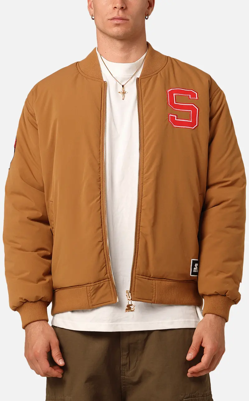 Starter Hot Heads Reversible Jacket Light Brown 1