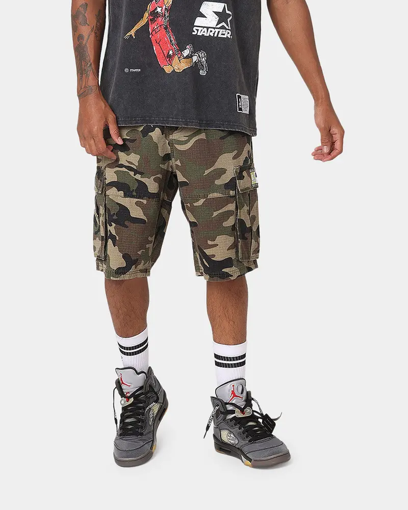 Starter Rugged Terrain Cargo Shorts Camo Print 1