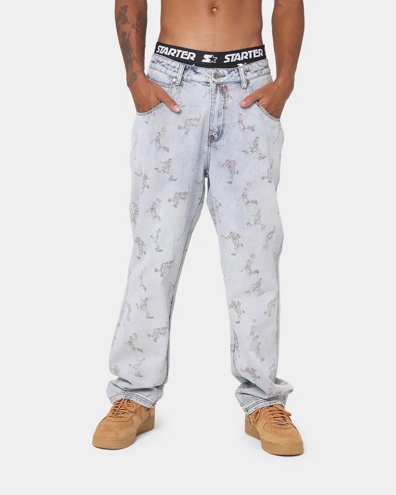 Starter Sports Stars Relaxed Vintage Jeans Snow Wash 1