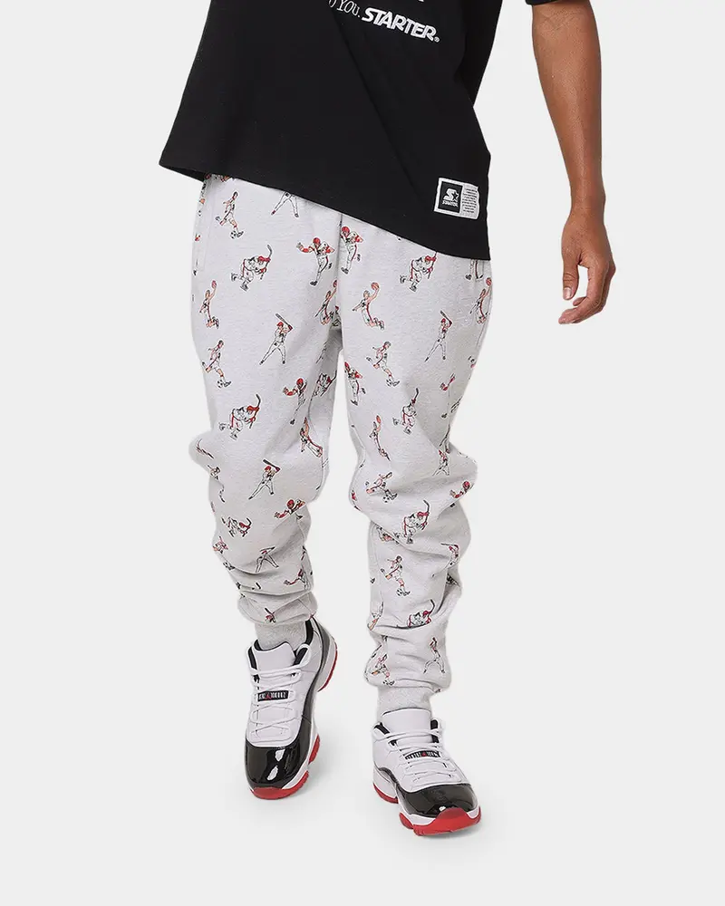 Starter Sports Stars Track Pants Pepper Grey 1