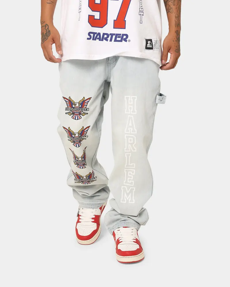 Starter X Diplomats 95 Relaxed Jeans Snow Wash 1