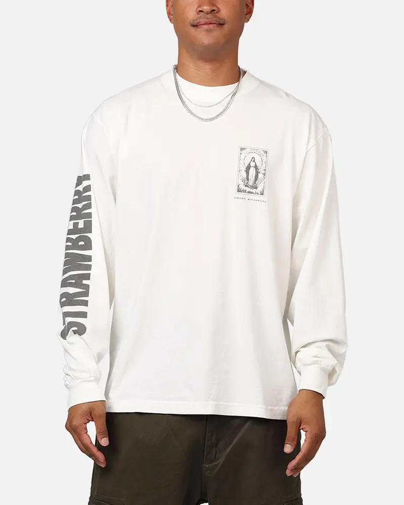 Strawberry Milagrosa Long Sleeve T-Shirt White 1