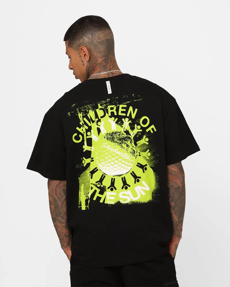 Students Golf Children Of The Sun T-Shirt Black 1