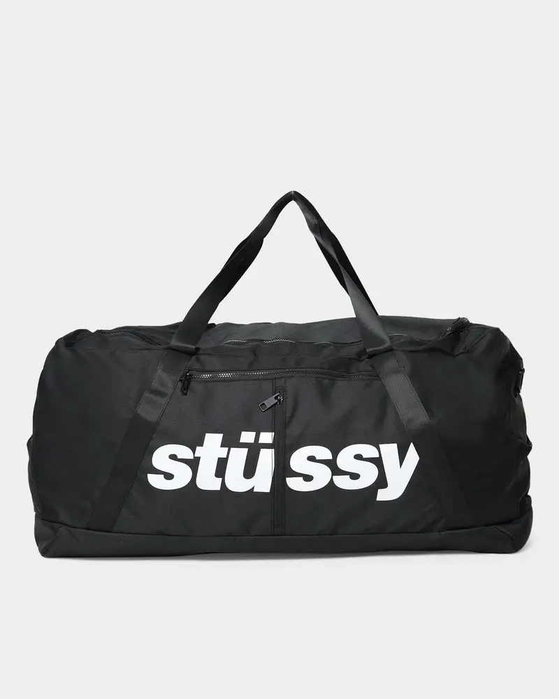 Stussy Italic Duffle Bag Black 1