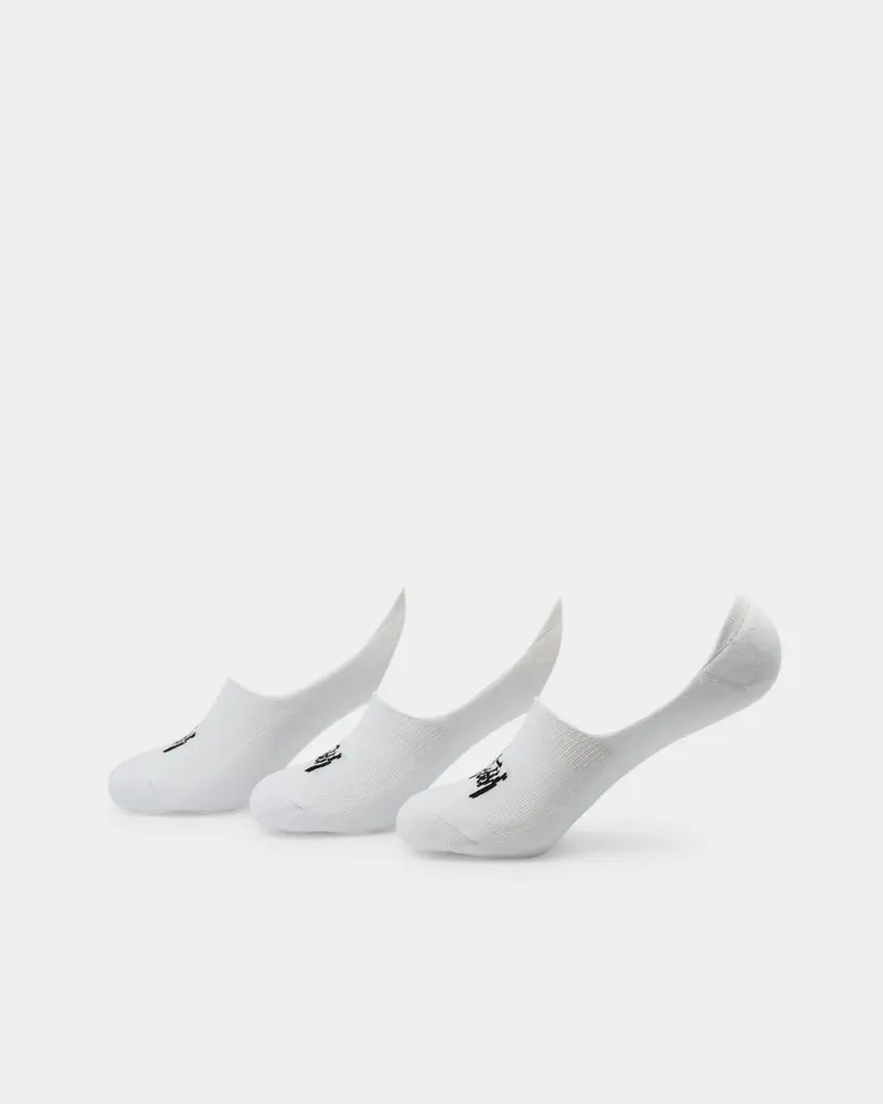 Stussy Mens Graffiti No-Show Sock 3Pk White 1