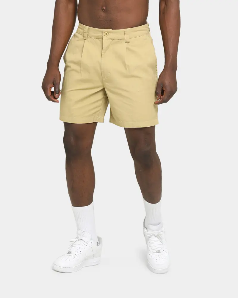 Stussy Pin Drill Shorts Taupe 1