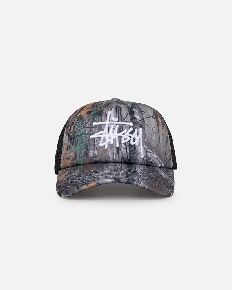 Stüssy Real Trucker Snapback Real Tree Camo 1
