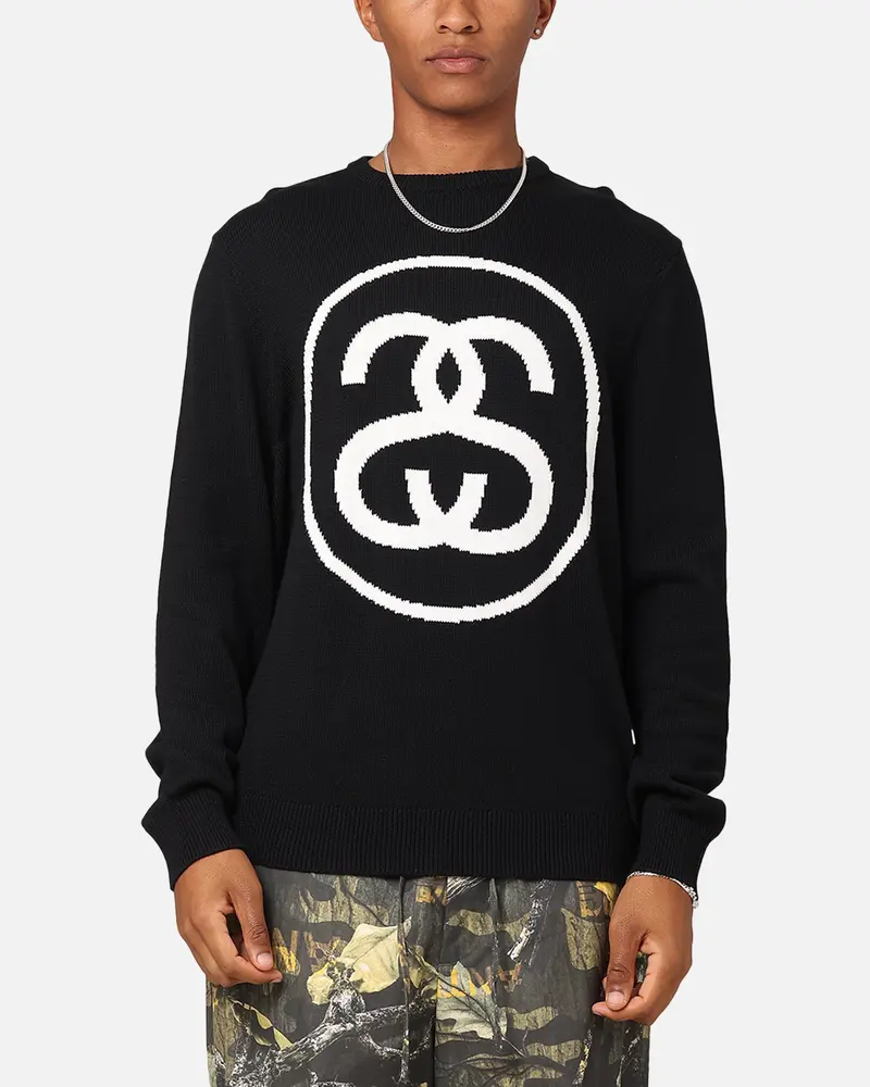 Stussy Ss Link Sweater Black 1
