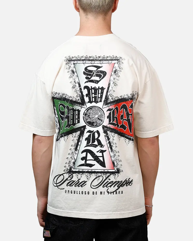 Sworn To Us Mi Tierra 'Outlaw Spirit' T-Shirt Natural 1