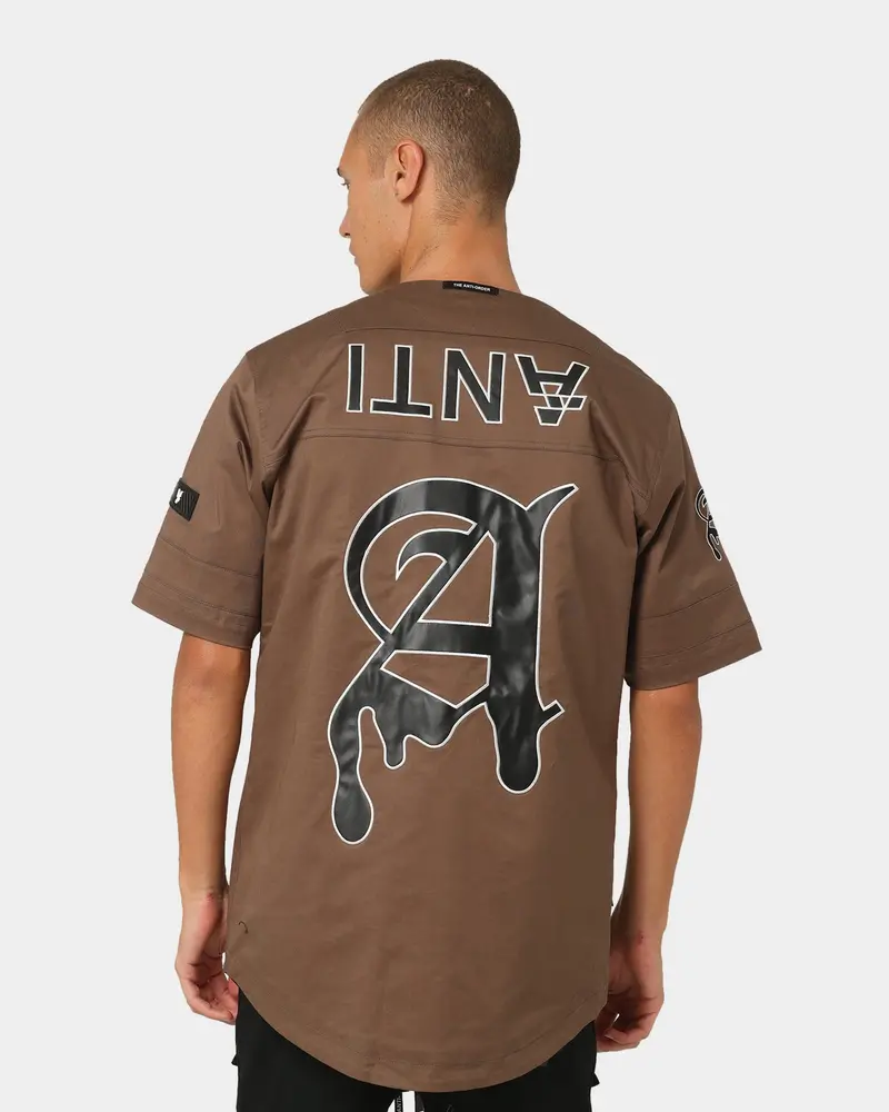 The Anti Order Affiliated Baseball Jersey Dark Brown 1