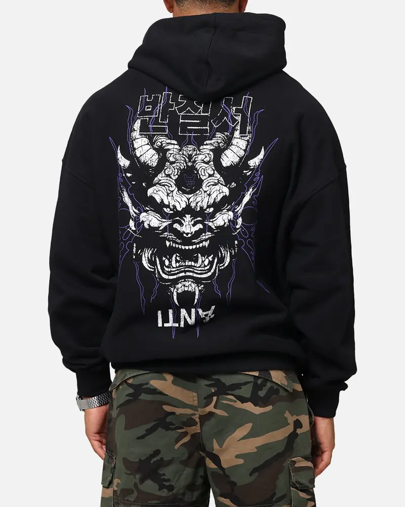 The Anti Order Agma Boxy Hoodie Black 1