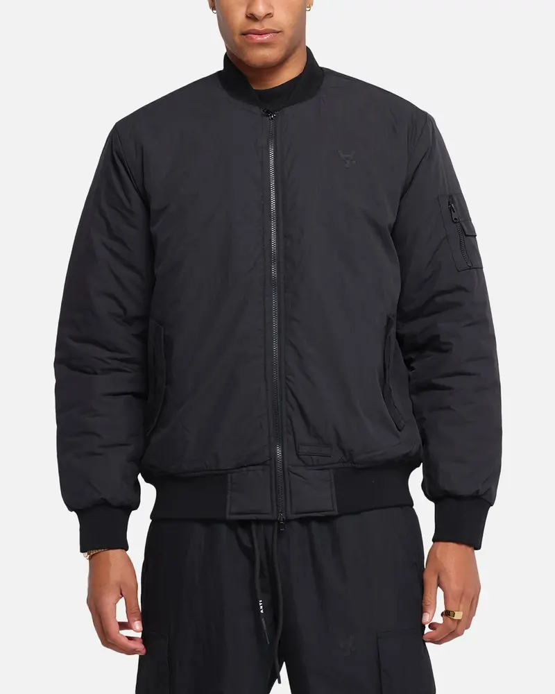 The Anti Order Anti Essential Oversized Bomber Jacket Black 1