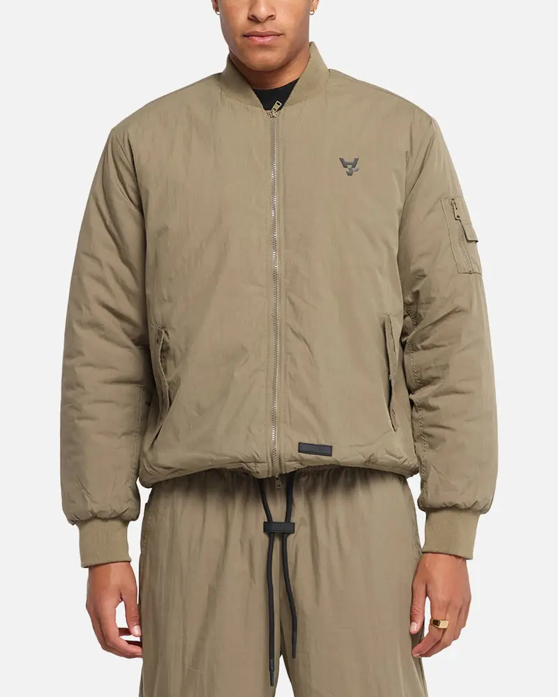 The Anti Order Anti Essential Oversized Bomber Jacket Dark Taupe 1