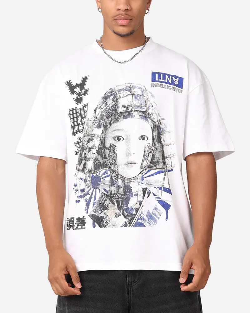 The Anti Order Anti Intelligence Drop T-Shirt White 1