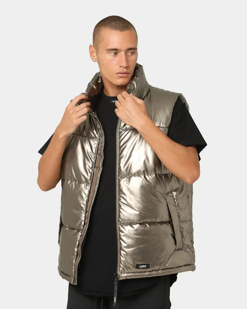 The Anti Order Anti Joy Puffer Vest Pewter 1