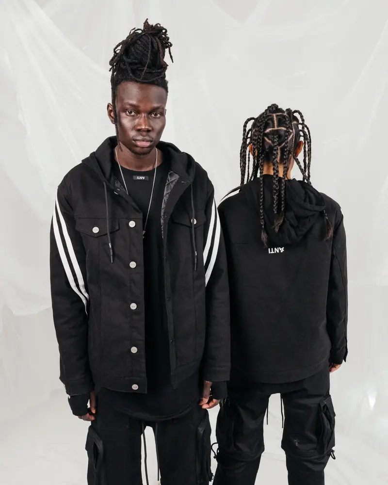 The Anti Order Anti Sport Oversized Jacket Black/White 1