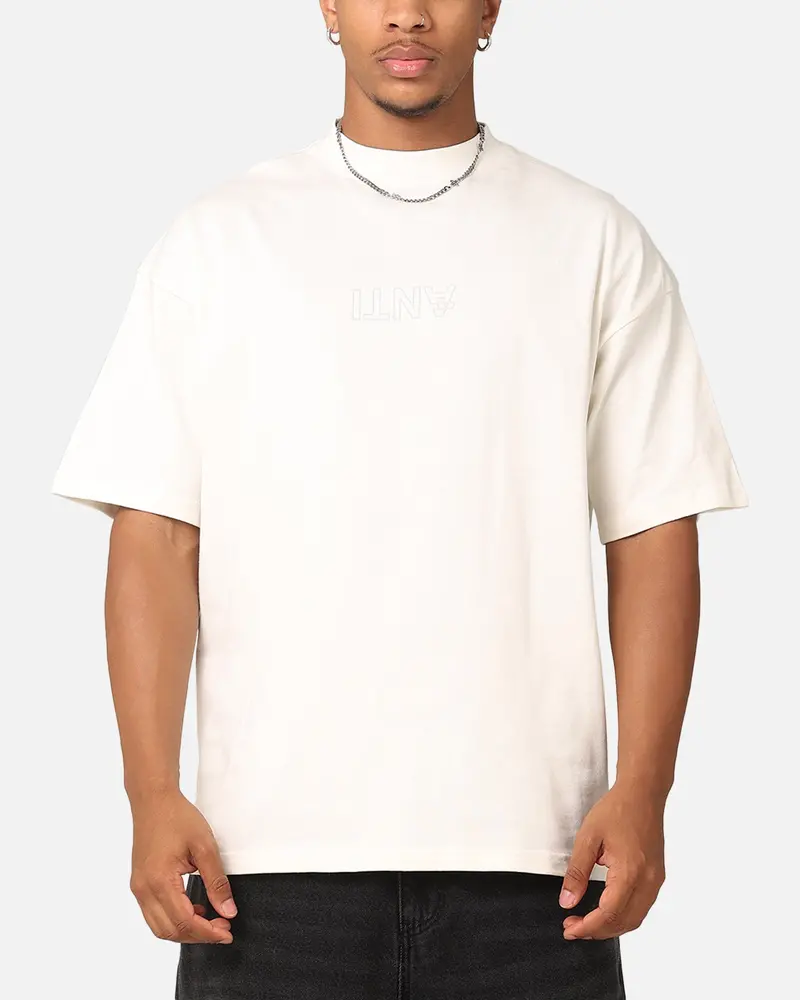 The Anti Order Anti Xy Mock Neck T-Shirt Off White 1