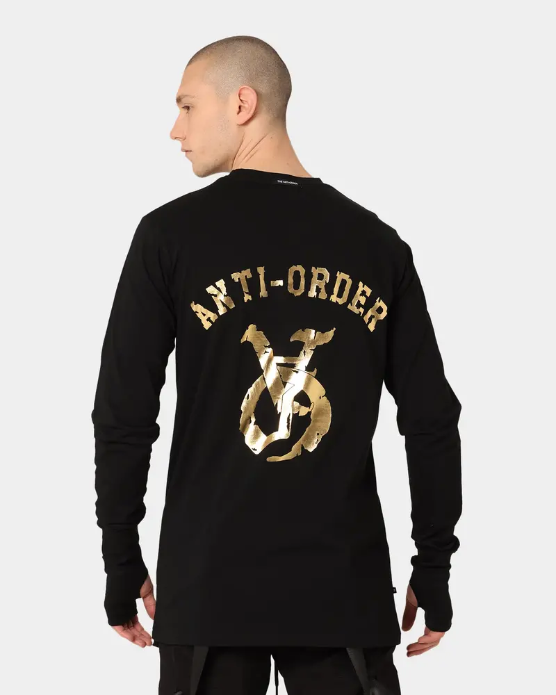 The Anti Order Antidote Legion Long Sleeve T-Shirt Black/Gold 1