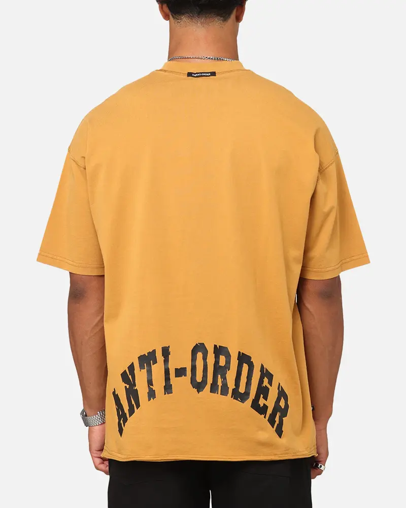 The Anti Order Architype Boxy T-Shirt Mustard 1