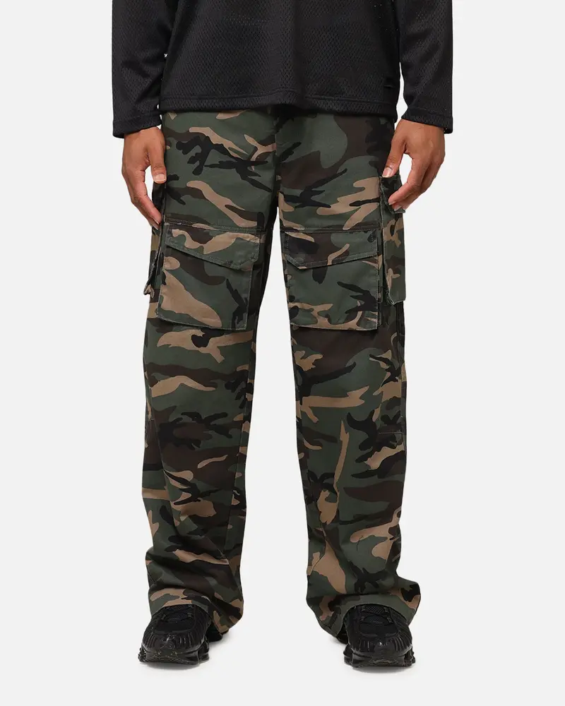 The Anti Order Artillery Baggy Cargo Pants  Woodland Camo 1