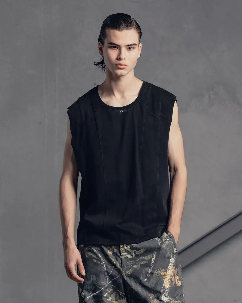 The Anti Order Avant Oversized Muscle T-Shirt Vintage Black 1