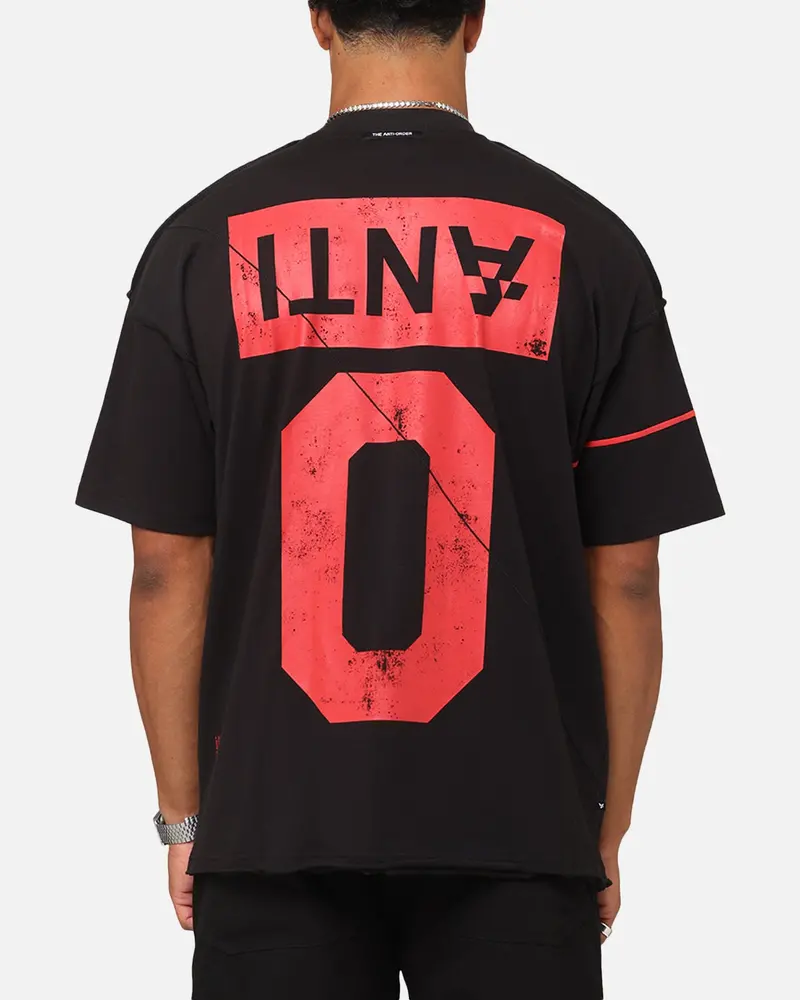 The Anti Order Azero Non Seam Oversized T-Shirt Black/Red 1